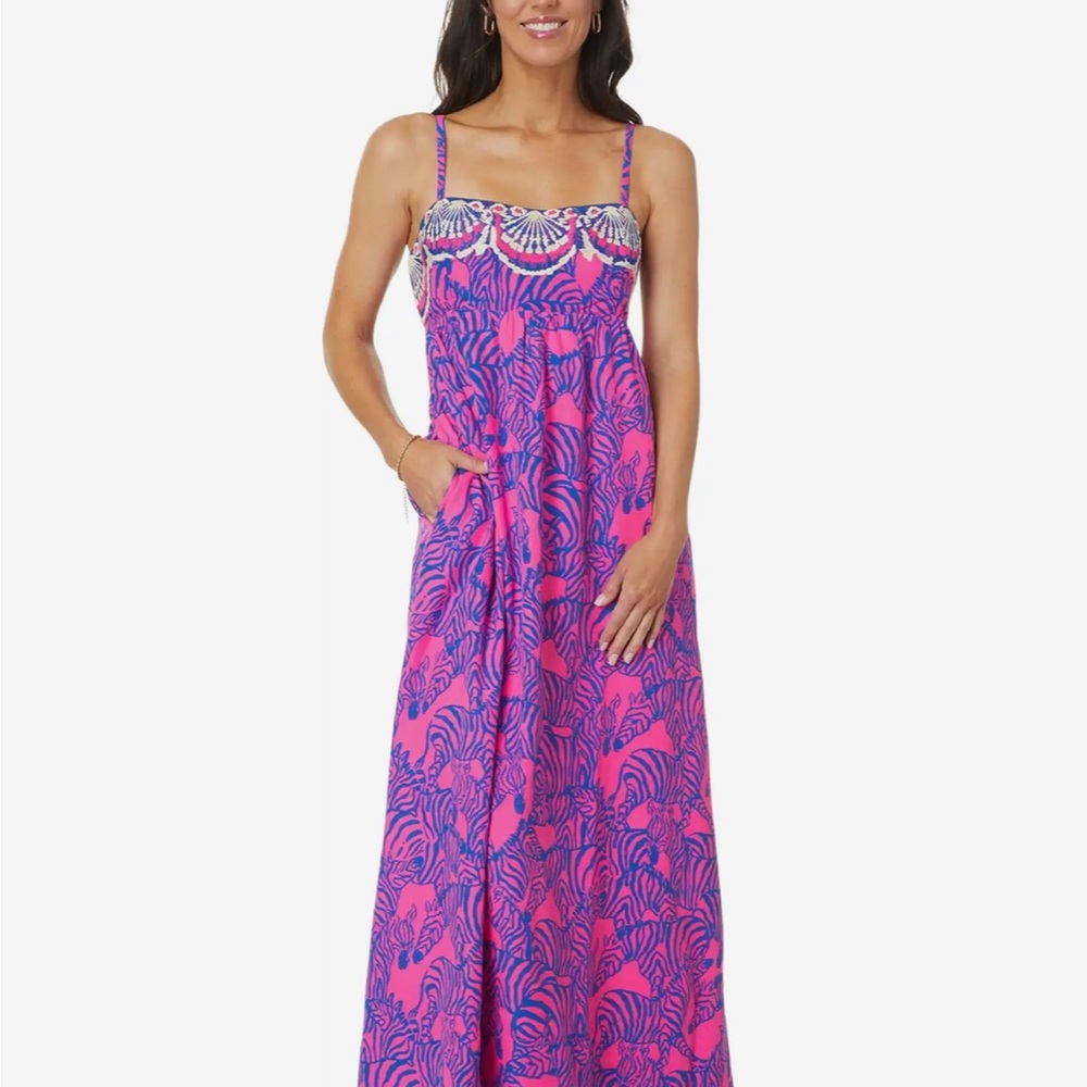NWT LILLY PULITZER BERNADETTE MAXI SZ 4